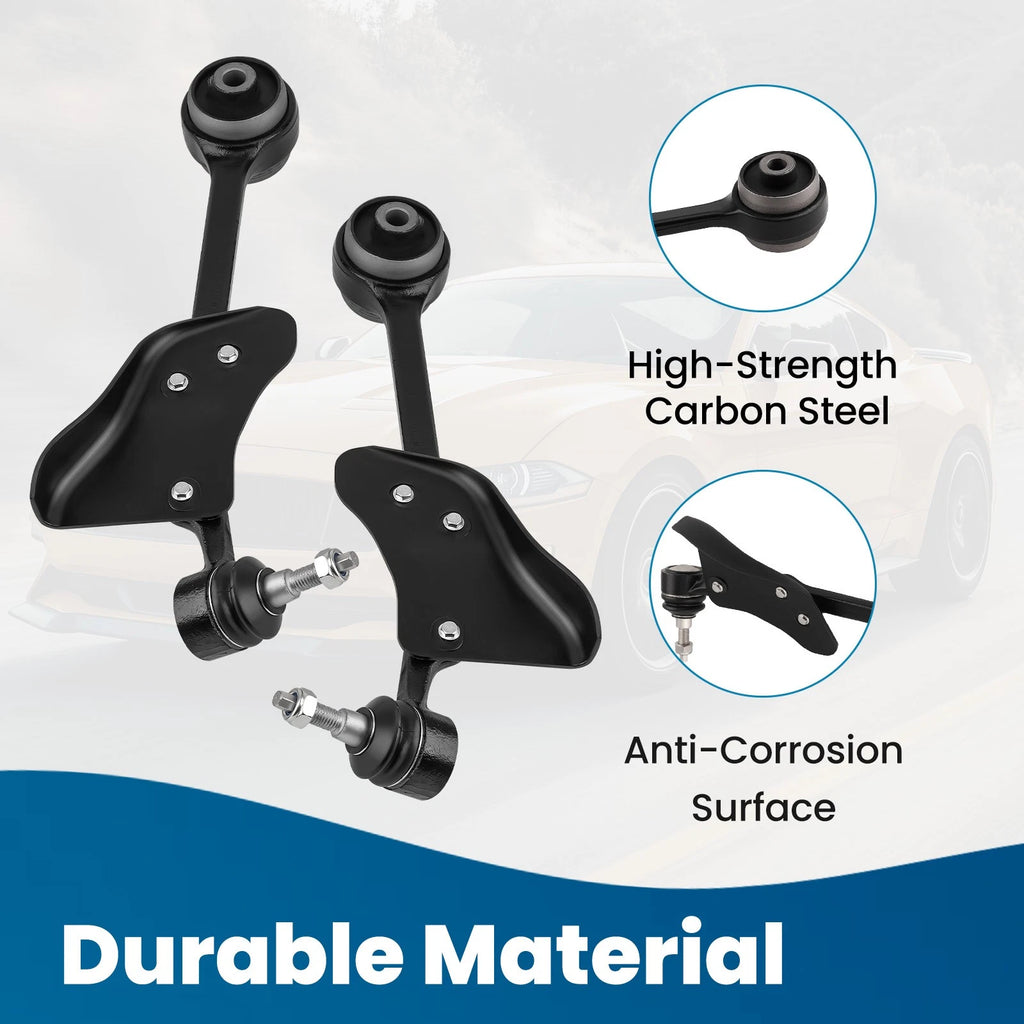 8pc Front Lower Control Arms Tie Rods Sway Bars for Ford Mustang (2015–2019)