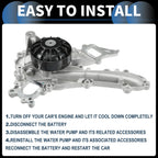Water Pump with Gasket for Mercedes-Benz C400 (2015)