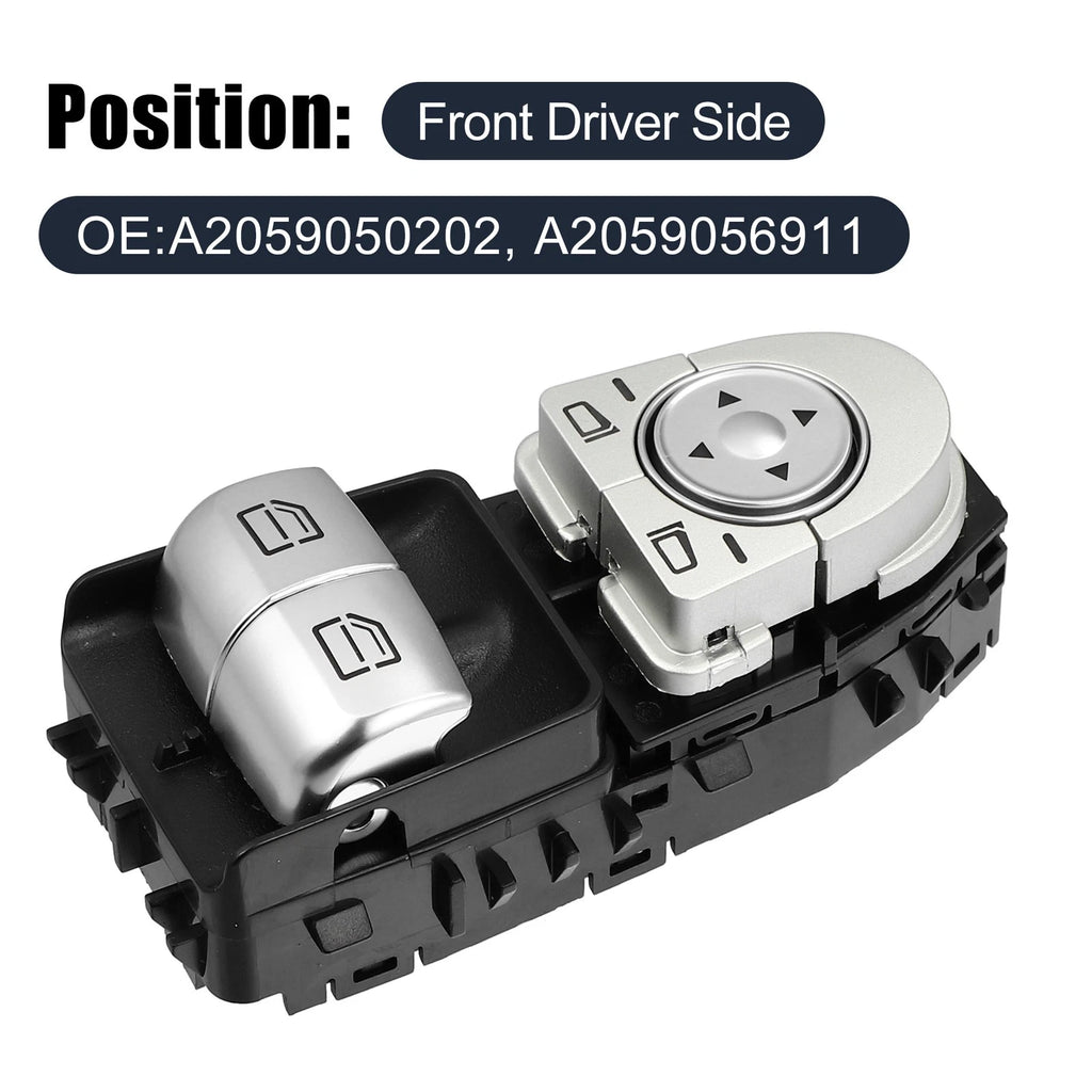 Left Side Power Window Switch Master No.A2059050202 for Mercedes V-Class (2015–2023)