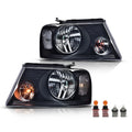 Smoked Headlight and Clear Side Corner Lamps for Ford F150 (2004–2008)