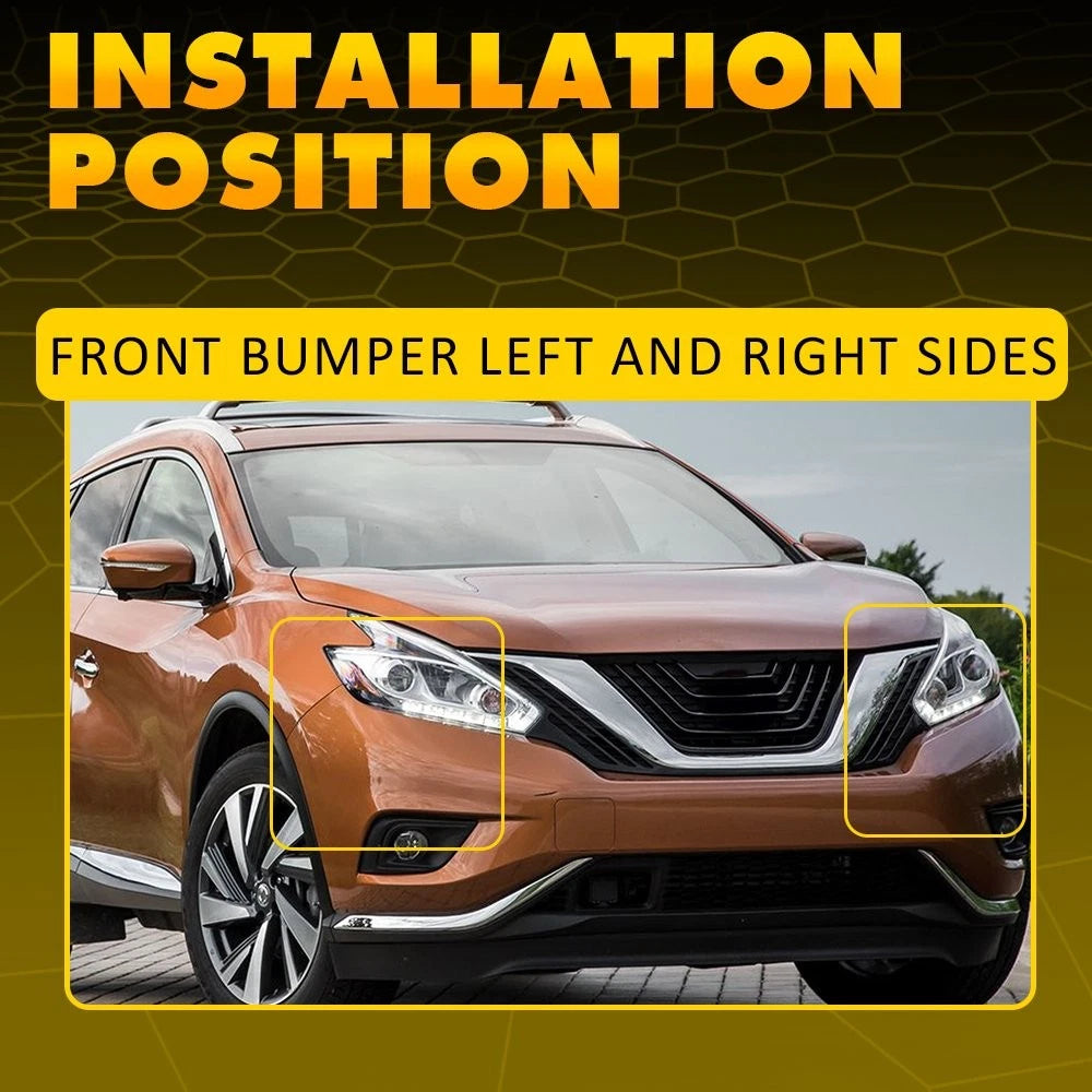 Bumper Bracket Retainer Set for Nissan Murano (2015â2018)