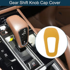 Gear Shift Knob Cap Cover for Porsche Cayenne (2018-2025) Yellow 1 x Pcs