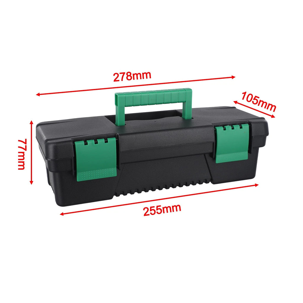 2X Reliable Plastic Tool Box for Carpentry and Electrical Repairs