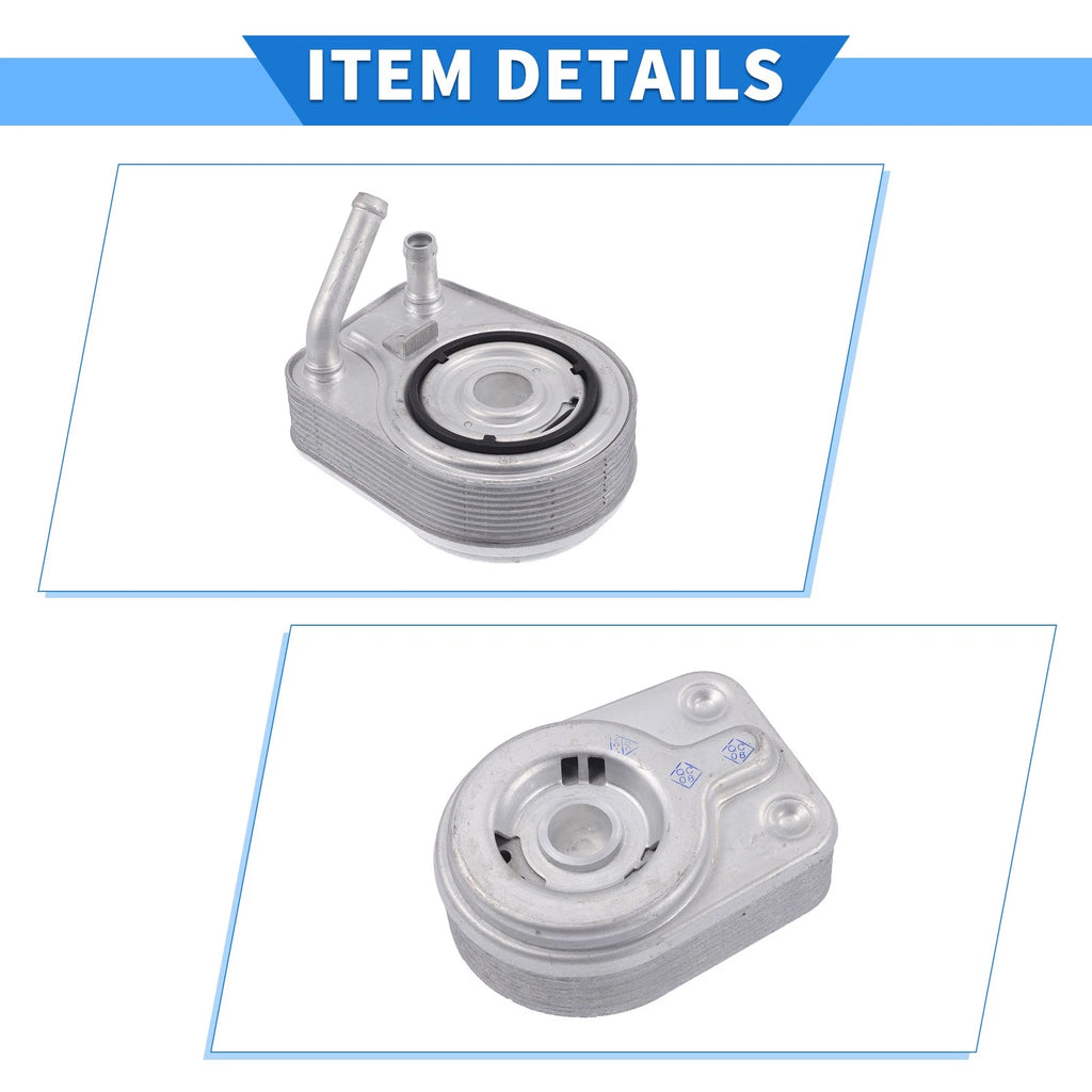 Engine Oil Cooler with Seals for Hyundai Tucson Kona (2019–2023) No. 264102B740