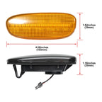 Sequential Amber LED Side Marker Lights for Subaru Impreza (1993–2001)