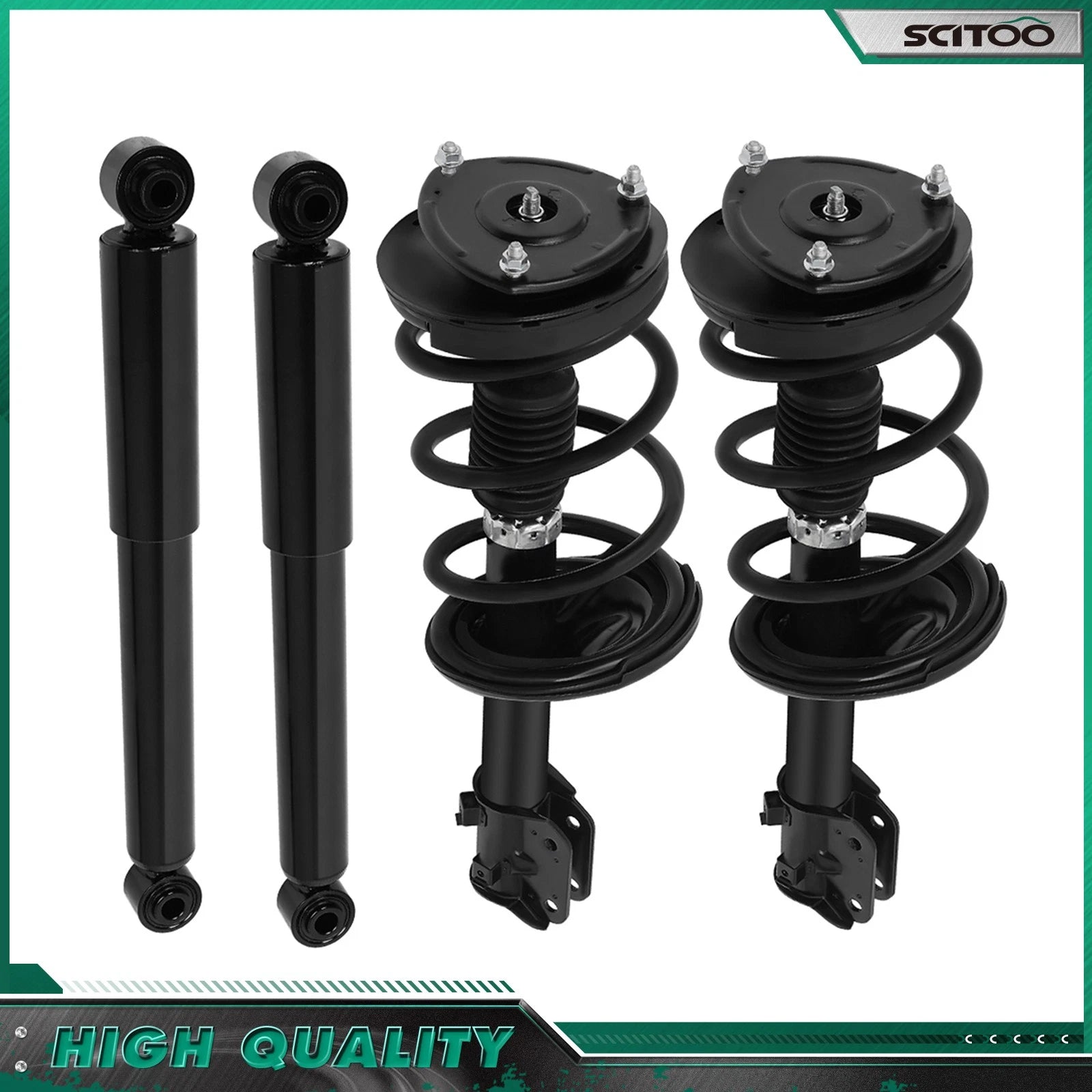Front Complete Struts & Rear Shocks Mount Kits for Hyundai Entourage (2007–2008)