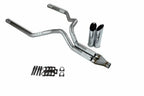 Dual Exhaust Kit for Dodge Ram 1500 (2019–2025) 3" Y-Pipe Slash Tips