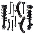 Set of 4 Front Struts and Control Arms for Nissan Versa (2007–2012)