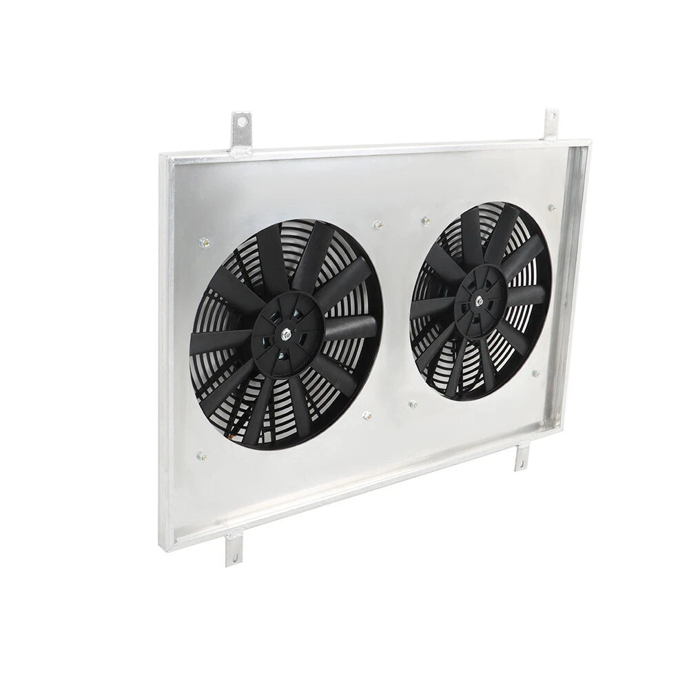 Radiator Shroud with 2 12" Fans for Ford F-Series 150 250 350/Bronco (1985–1997)