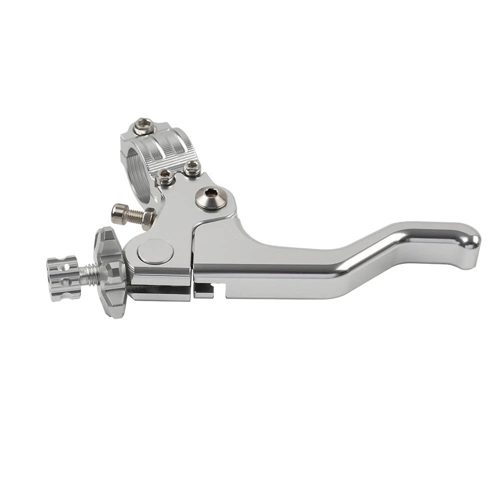 Stunt Clutch Lever for Universal Motorcycles (7/8", 1 Finger, Silver)