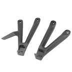 2X Black Passenger Rear Foot Peg Footrest for Honda CBR 600 RR (2005–2006)