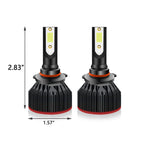 2Pcs 6000K White 9005 Ultra Bright LED Headlight Bulbs for Replacement