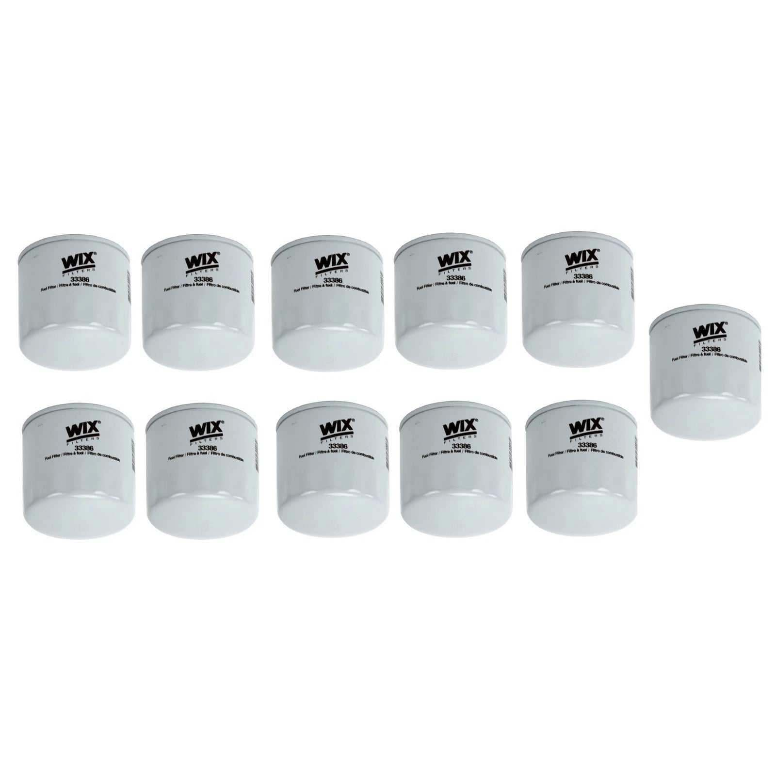 Set of 11 WIX Fuel Filters for Various Makes Models (Spin-On)