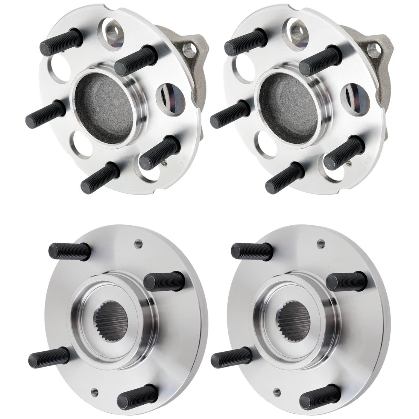 Set of 4 Wheel Hubs for Kia (Front & Rear)