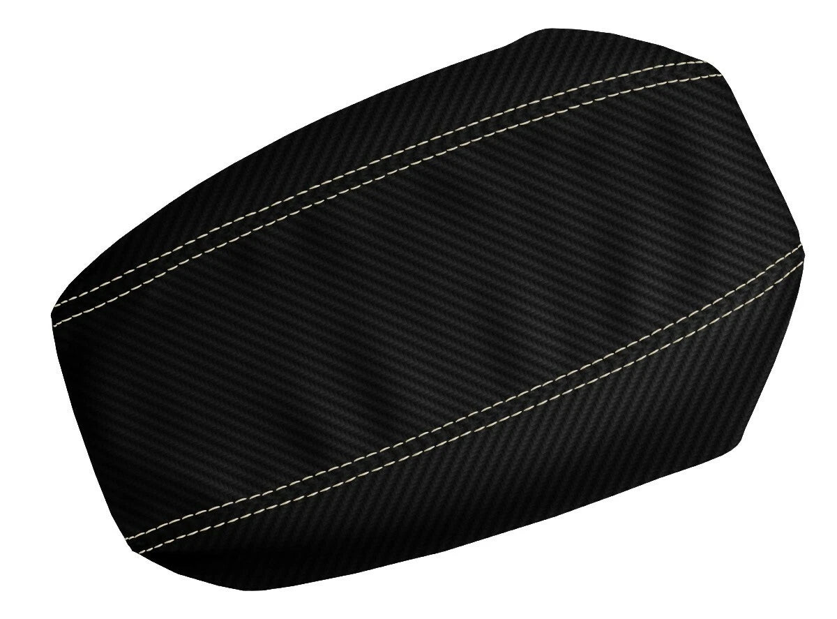 Console Lid Armrest Cover for Nissan Altima (2005–2006) Carbon Fiber