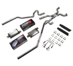 2.5" Dual Exhaust for Ford Crown Victoria P71 (2004–2011) Flowmaster FlowFX Roll Black Tips