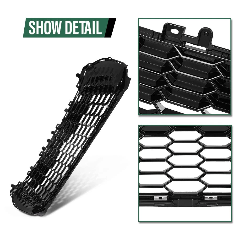 Front Bumper Lower Grille for Toyota Camry (2025) Honeycomb Black