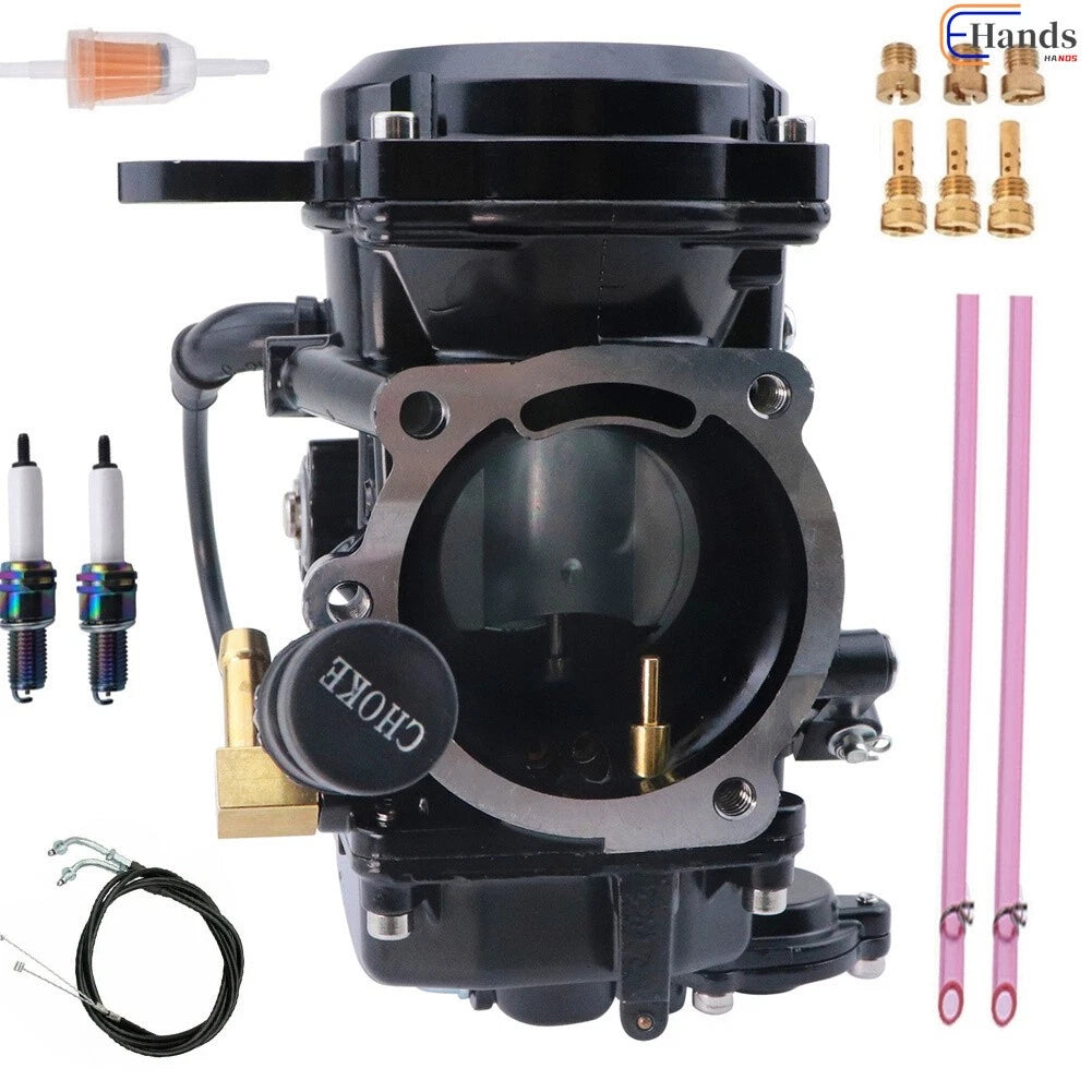 Carburetor & 51" Throttle Cable for Harley-Davidson Sportster 883 1200 (1988–2023)