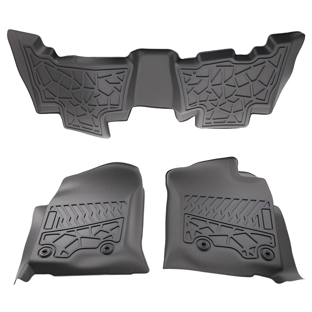 Set of 4 Carpet Floor Mats for Toyota 4Runner/Lexus GX460 (2013–2024) TPE Waterproof