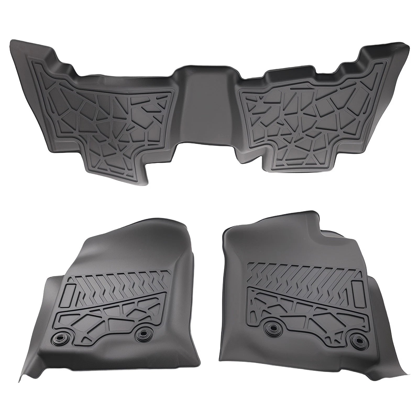 Set of 4 Carpet Floor Mats for Toyota 4Runner/Lexus GX460 (2013–2024) TPE Waterproof