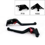 Long Brake Clutch Levers for Yamaha YZF 1000 R1 (2009–2014) Black T9