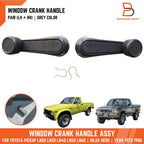 Grey Window Winder Handle Crank for Toyota Hilux (1972-1988)