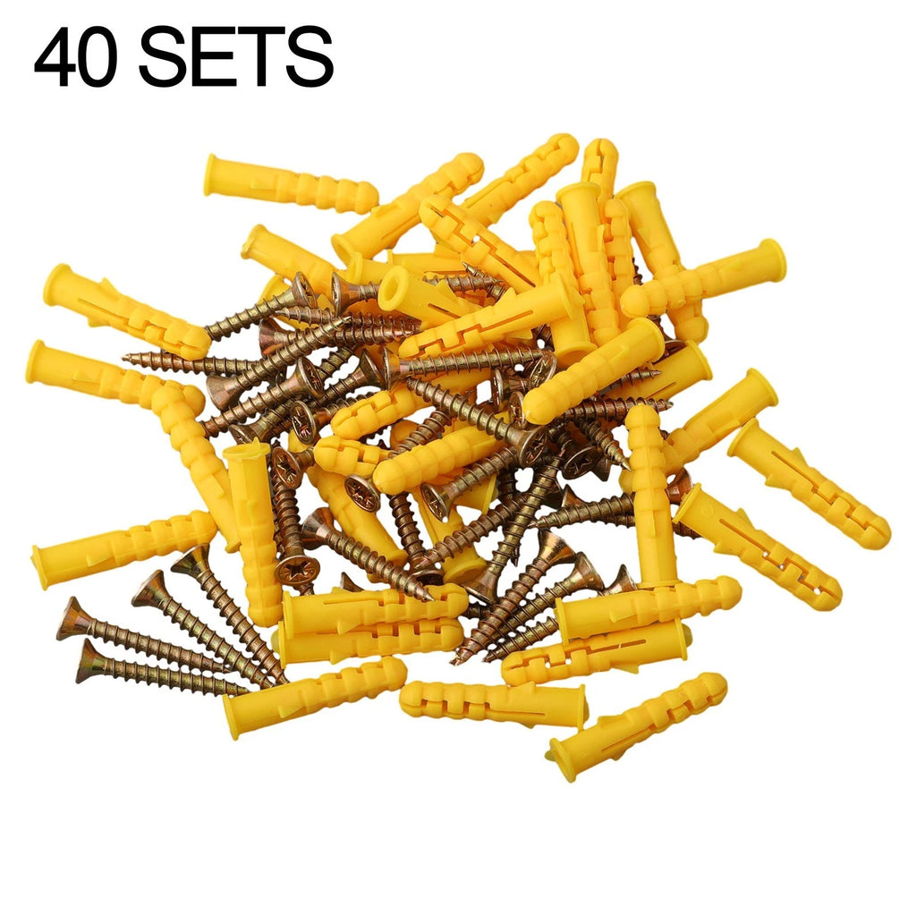 40Pcs Stainless Steel Expansion Screws for Drywall