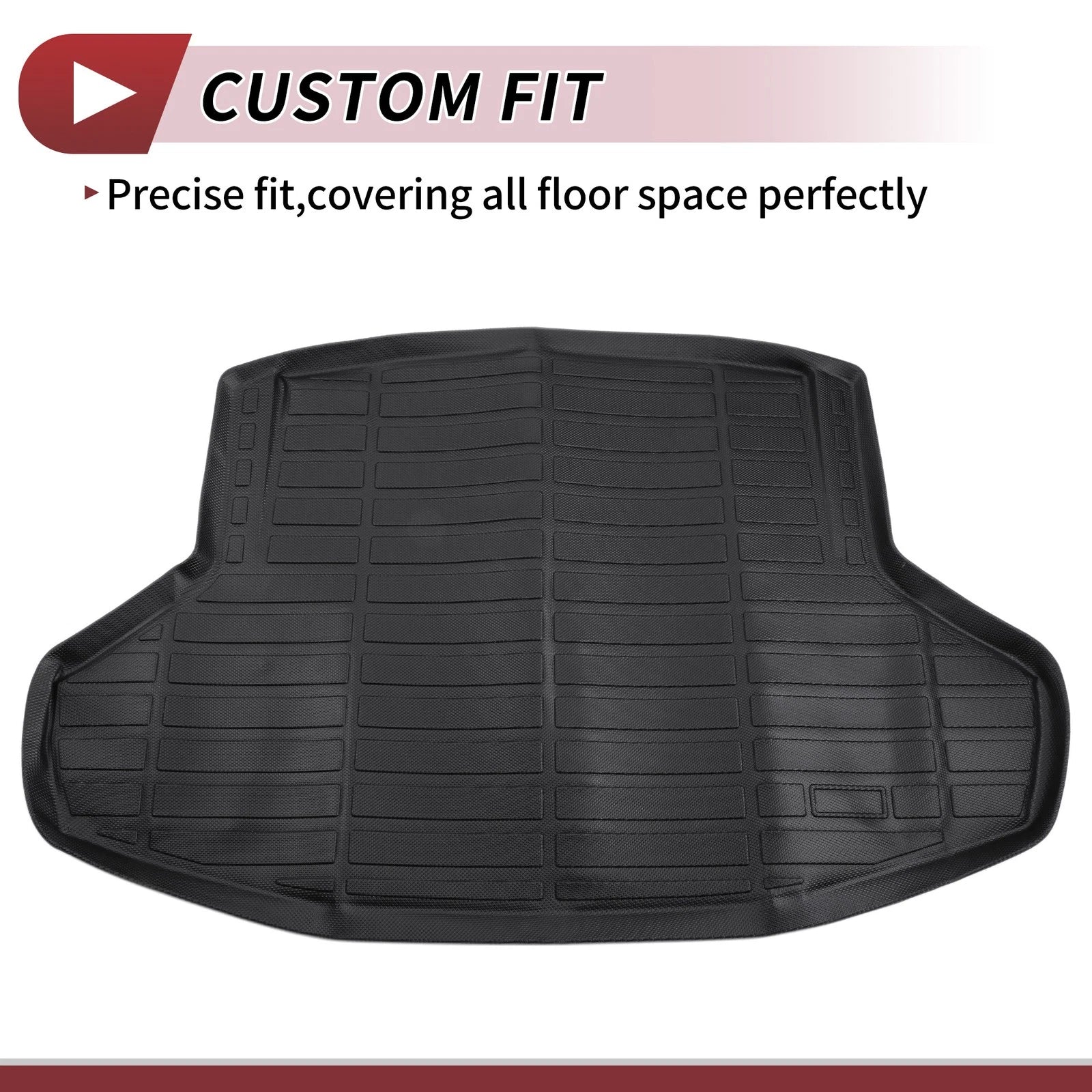 Cargo Liner Rear Trunk Mat for Honda Civic Si (2022–2025) TPE Long Grid Pattern