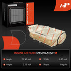 2X Engine Air Filter for BMW X5 X6 (2015-2020) V8 4.4L