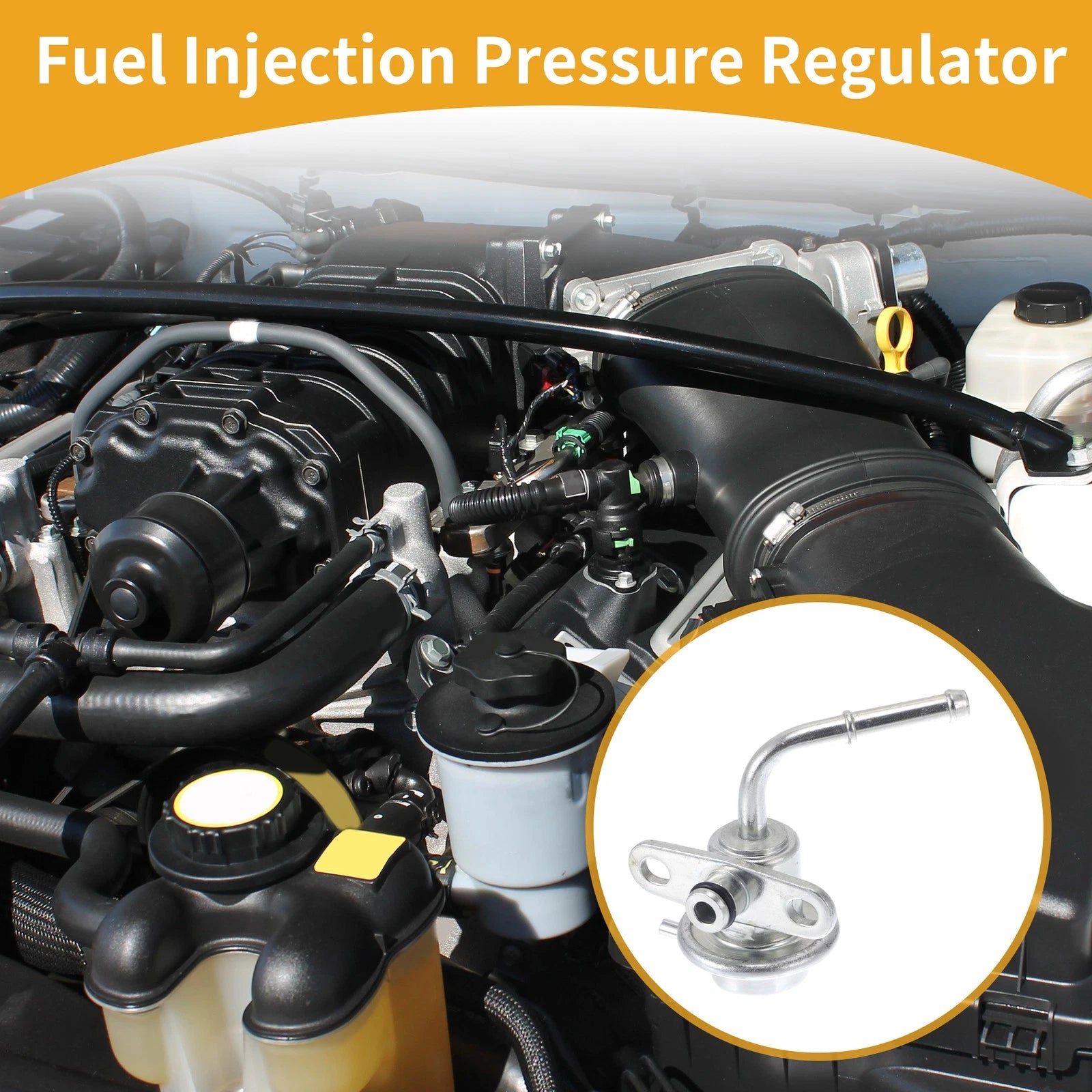 Fuel Pressure Regulator for Honda Civic (1985–1987) No. 16740PE7662