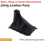 Manual Shift Boot Cover for Mustang GT (2010–2014) Black Gray Stitch