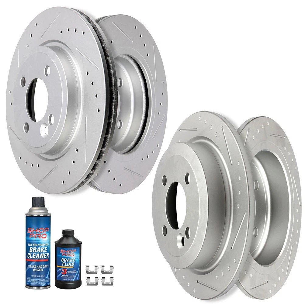 Drilled and Slotted Brake Rotors for Mini Cooper (2002–2006)