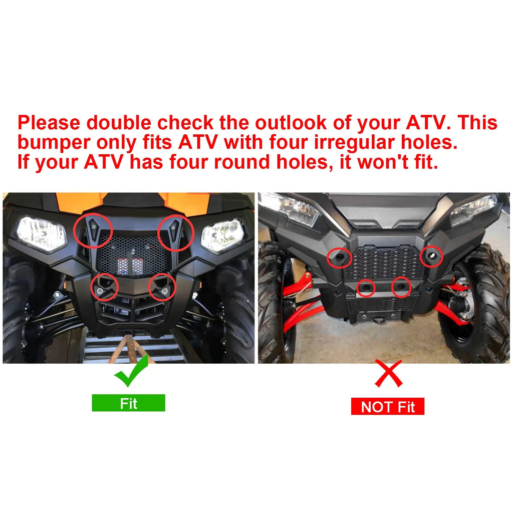 Front Bumper Brush Guard for Polaris Sportsman 1000 850 550 (2010–2024)