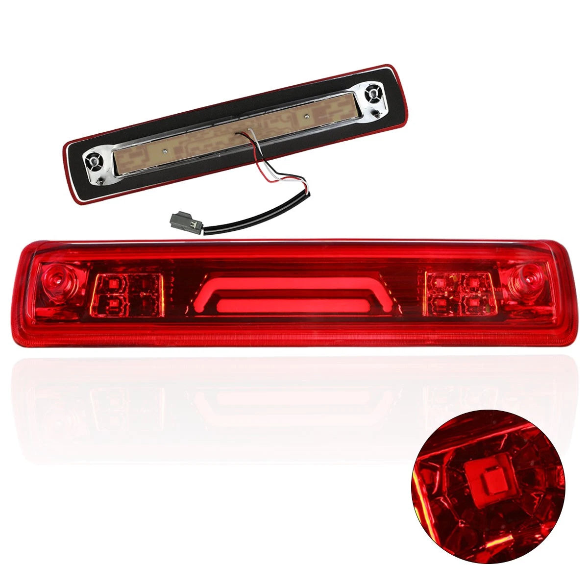 2X 2-Row LED Bar 3rd Tail Brake Light for Colorado/Canyon (2015–2018)