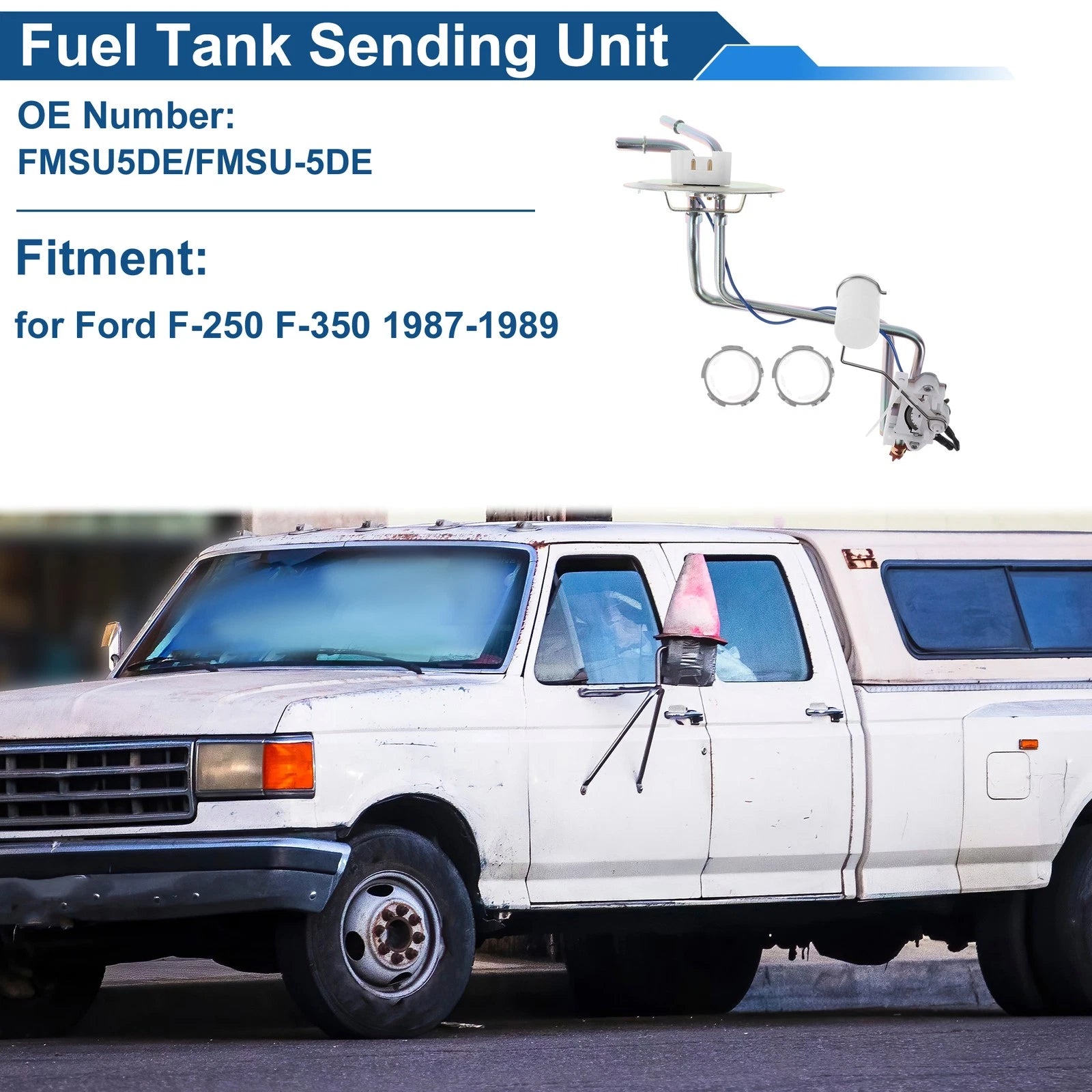Fuel Level Sending Unit Module for Ford F-250 F-350 (1987–1989) No.FMSU5DE