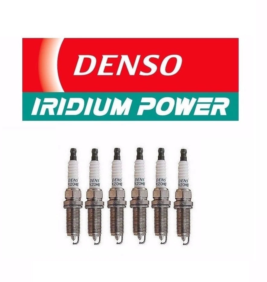 6-Piece DENSO FK20HBR11 Iridium Spark Plug for Lexus GS350 IS250 (2006–2019)
