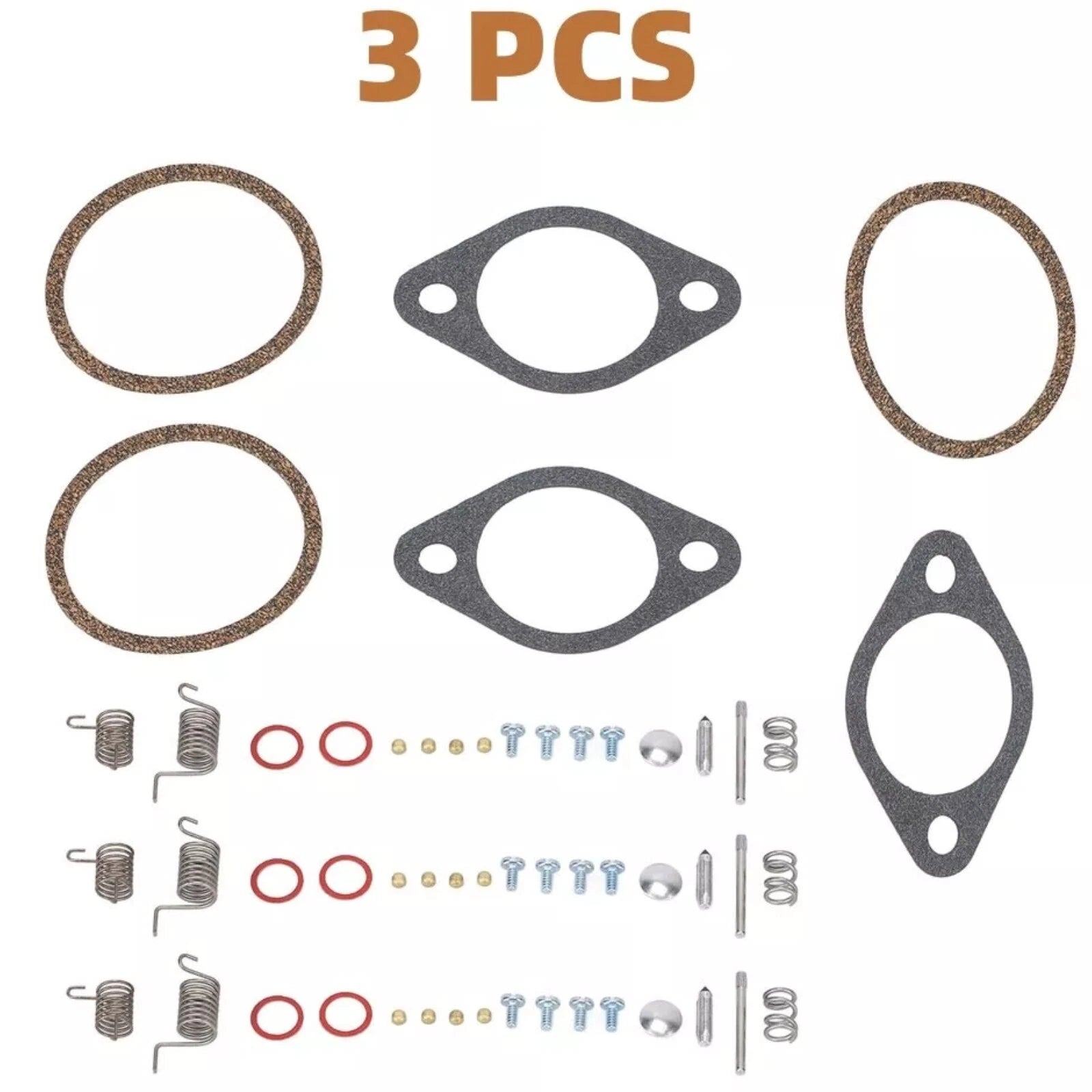 3X Carb Rebuild Kit for Mercury Force 90 95 HP Outboard (1990–1995) FK10357 809735A1