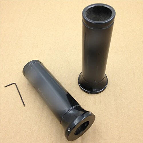Black Billet Aluminum Handlebar Grips 22mm 7/8" for Yamaha YZF-R1 (2000–2023)