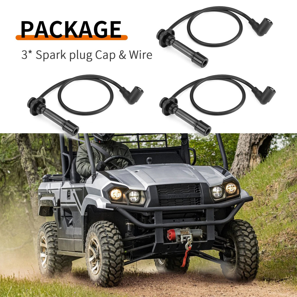 Spark Plug Cap & Wire for Kawasaki Mule PRO-FX PRO-FXT (2015-2023)