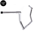 Chrome 12" Ape Hanger Handlebar for Harley Touring 1986–2023