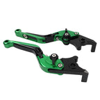 CNC Green Extendable Brake Clutch Levers for BMW R1200GS R1250GS (2013-2020)