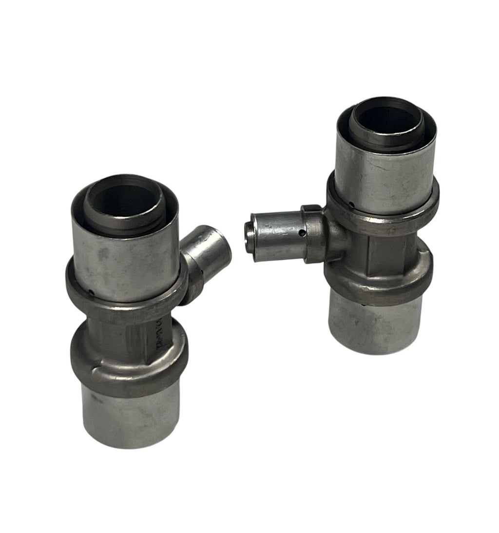 Set of 2 Tee Reducer Fittings for Uponor S-Press PLUS (32-16-32)