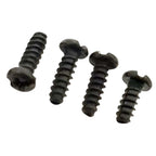 Set of 4 Stainless Steel Black Screws for Daiwa PR100 PD106 Fishing Reel