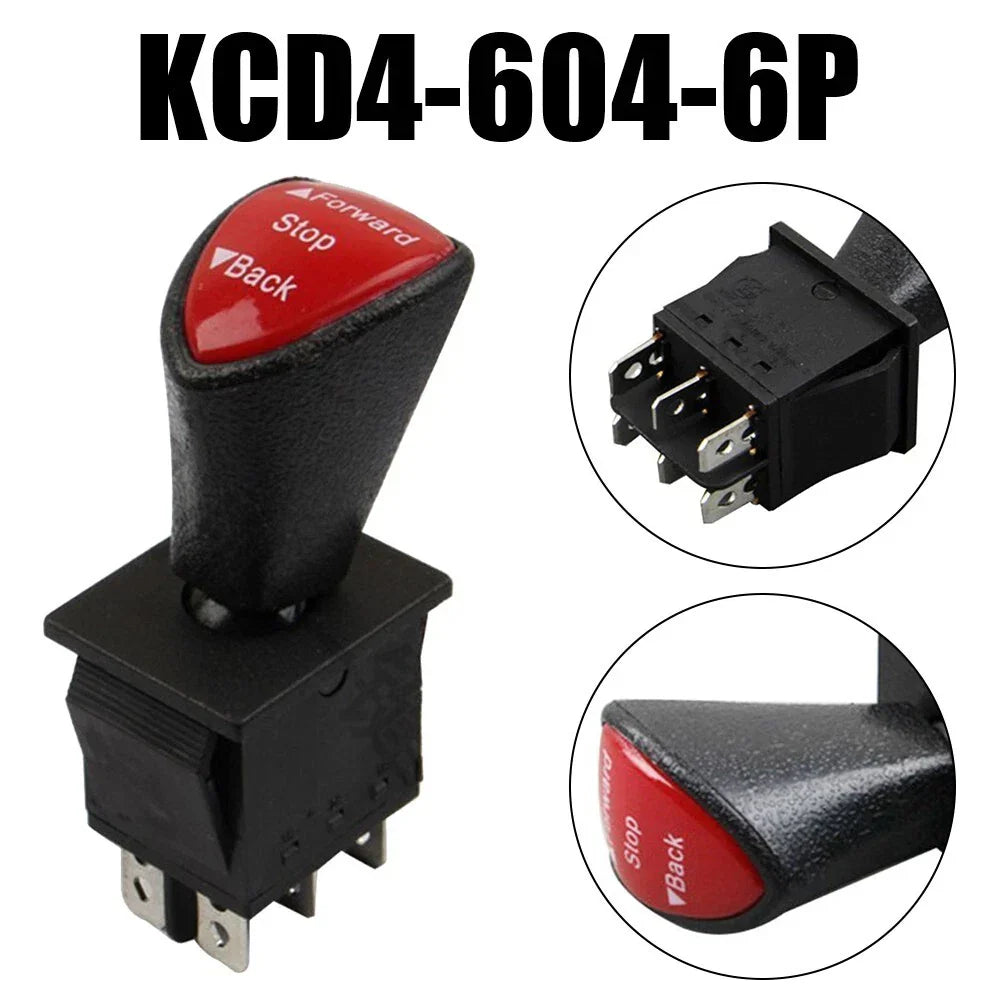6Pin Latching Slide Rocker Switch for Forward Stop Back