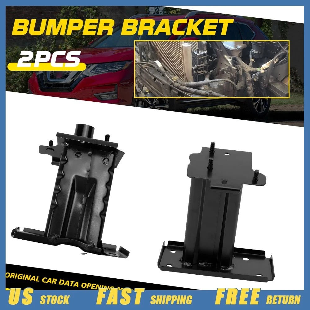 Set of 2 Bumper Brackets for Nissan Rogue (2014–2019) LH & RH