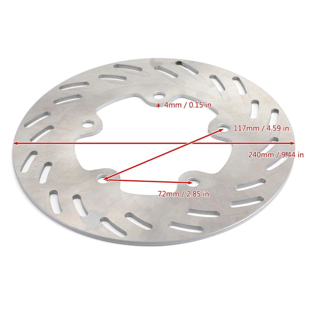 Front Brake Disc Rotor for SYM GTS125 GTS150 GTS250 GTS300 Joymax (2005–2012)