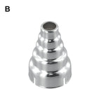Nozzle Tools Set of 4 for A B Electric Heat (Silver Stainless Steel)