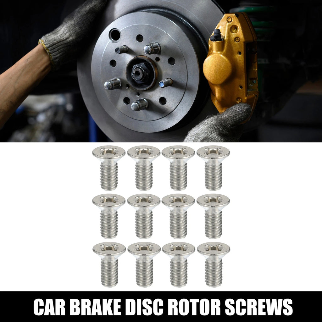 12pcs Brake Disc Rotor Screws Bolts Kit 93600-06014-0H for Honda Accord Civic 