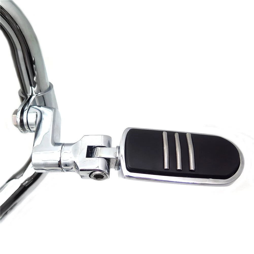 1.25" Highway Streamliner Foot Peg Clamps for Harley Sportster 883 XL120 (1988–2023)