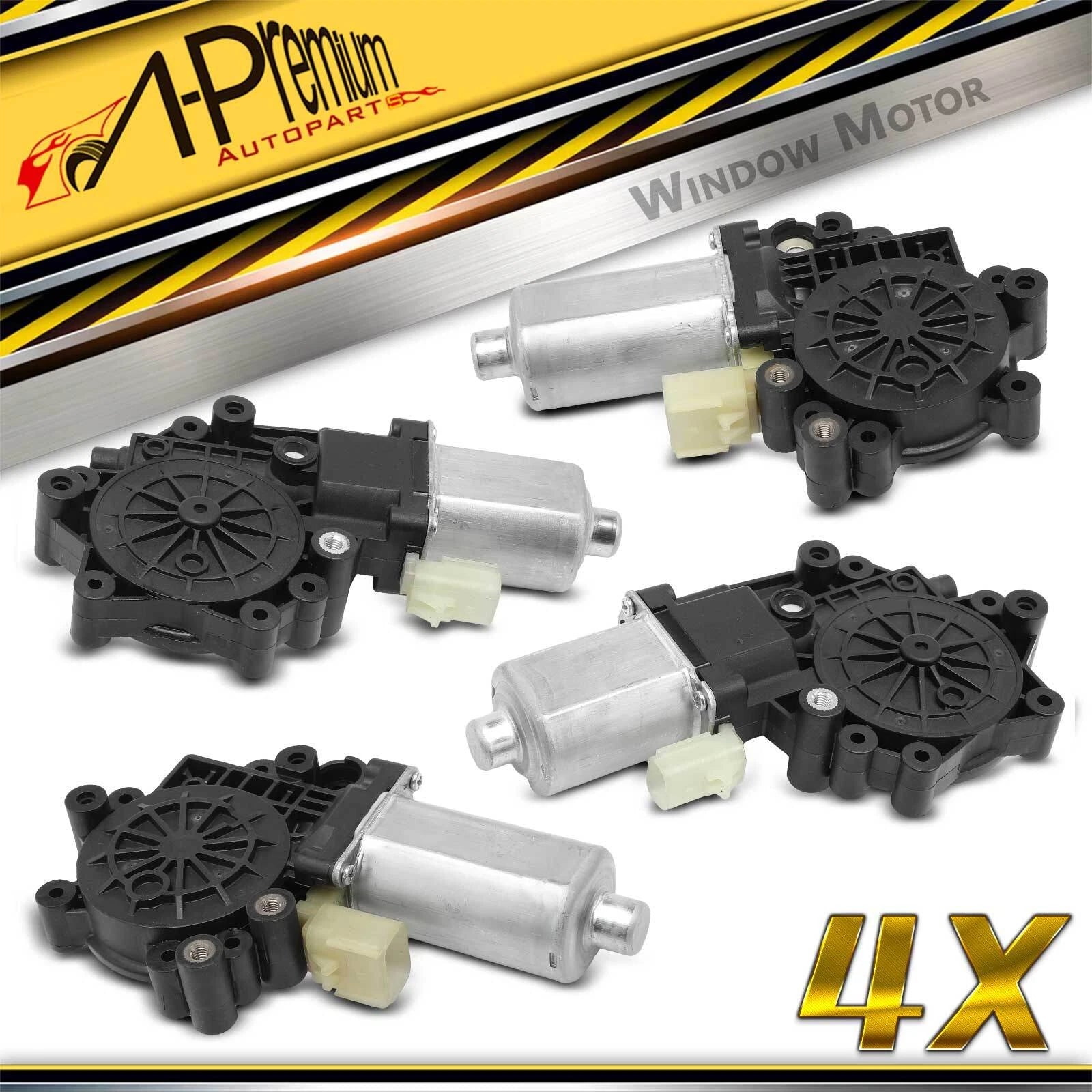 Set of 4 Window Motors for Jeep Grand Cherokee (2006–2010)